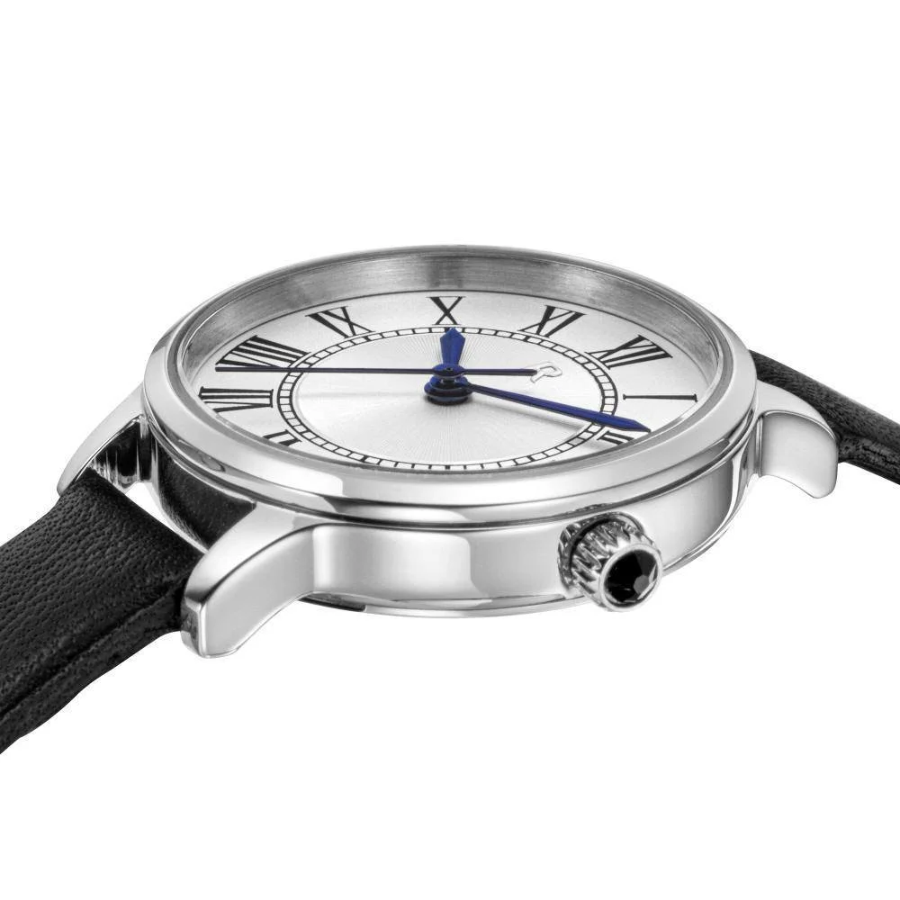 Romanson White Dial Leather Strap Analog Watch for Women - Image 5
