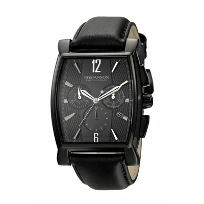 Romanson Black Dial Chronograph Watch