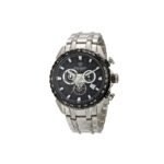 Romanson AM1210HMABK Black Dial Chronograph Men’s Watch