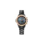 Romanson RM7000QLKBK Women’s Black Chronograph Watch