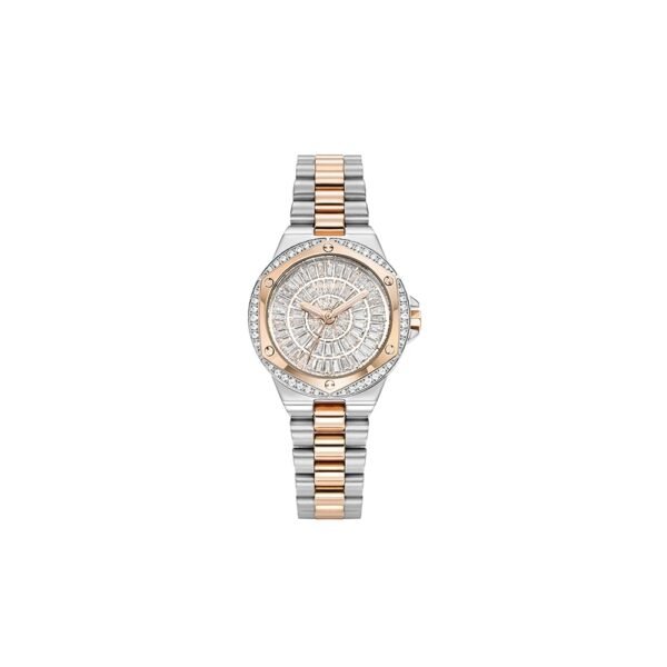 Romanson RM7100QLJWH Women’s Bi-color Crystal Watch