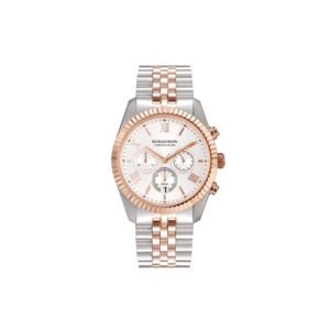 Romanson TM6A28HMJWH Two-Tone Chronograph Watch