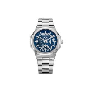 Romanson TM5BS004OMWBU Men’s Automatic Skeleton Watch